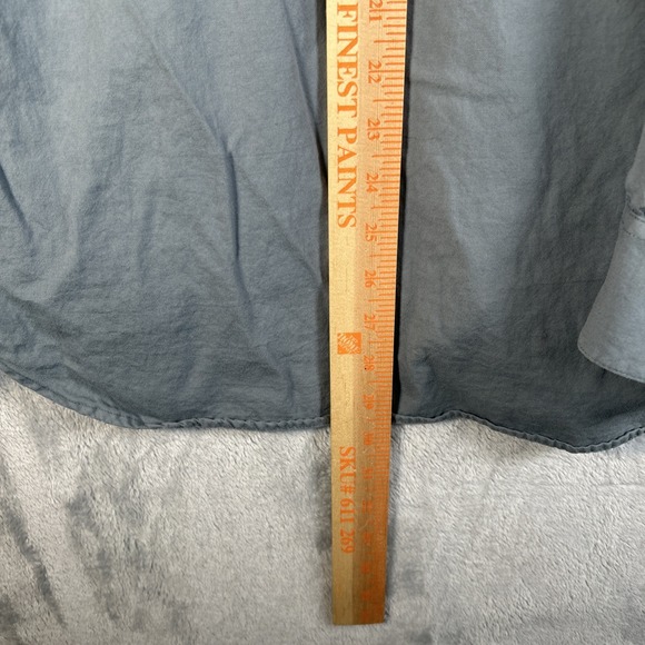 Buck Mason Shirt Mens Medium Draped Twill One Pocket Button Down Casual - Picture 6 of 9